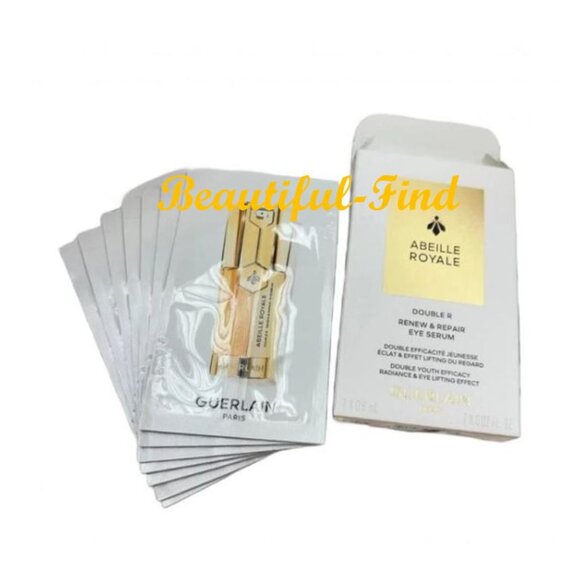 Guerlain ABEILLE ROYALE DOUBLE R RENEW & REPAIR EYE SERUM 0.6ml*7 Samples NIB - Picture 2 of 10
